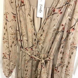 *NWT* Maxi long-sleeve dress